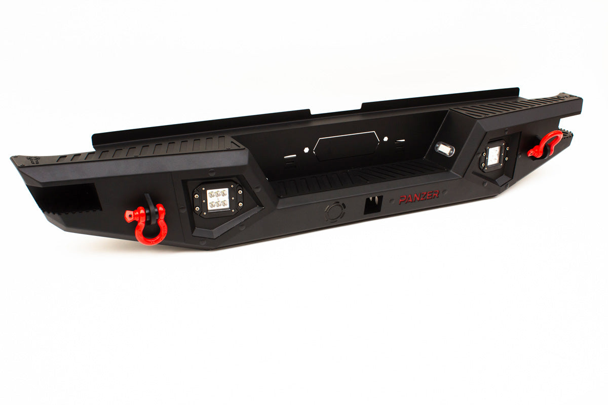 Panzer Rear Bumper v2 (Dakar) Black Sensor With Light